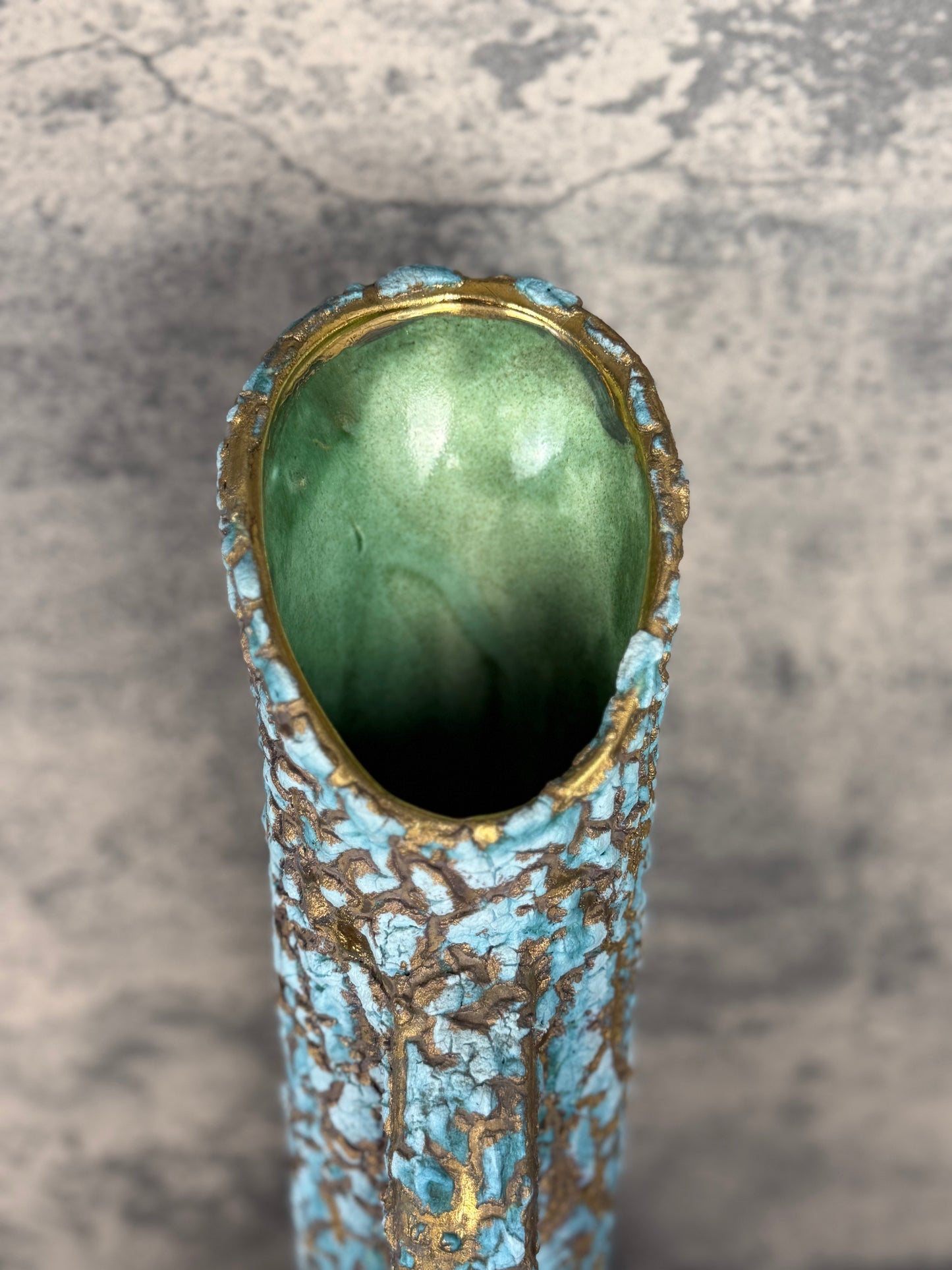 Royal Haeger Metallic Lava Glaze Pitcher (1960's-1970's)