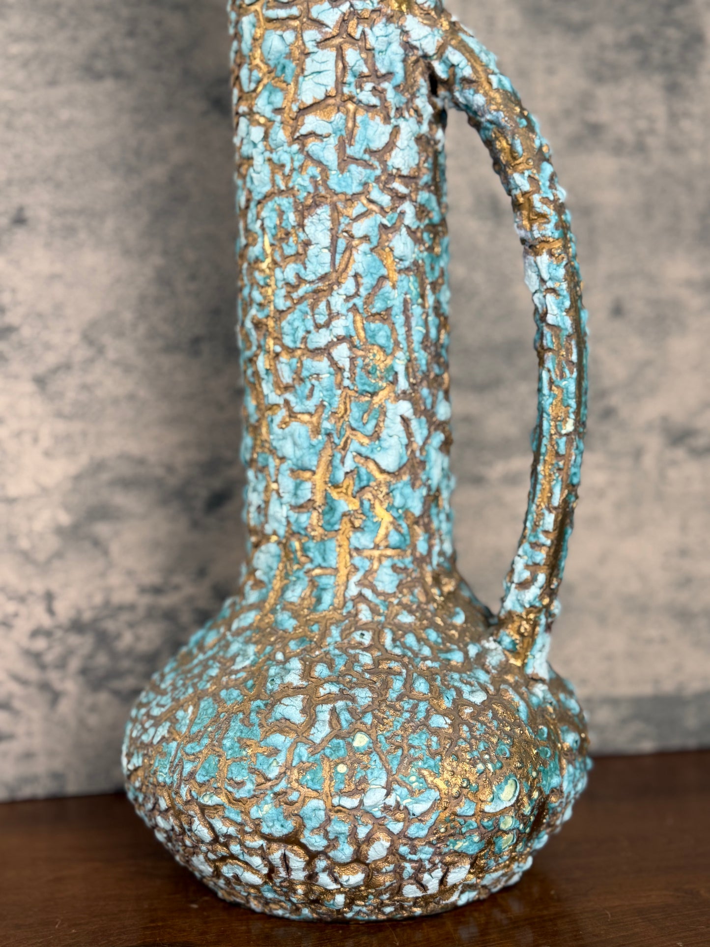 Royal Haeger Metallic Lava Glaze Pitcher (1960's-1970's)