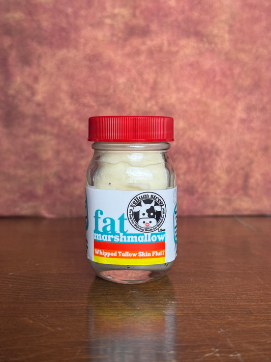 Mini Fat Marshmallow Whipped Tallow Skin Fluff, 8 oz.