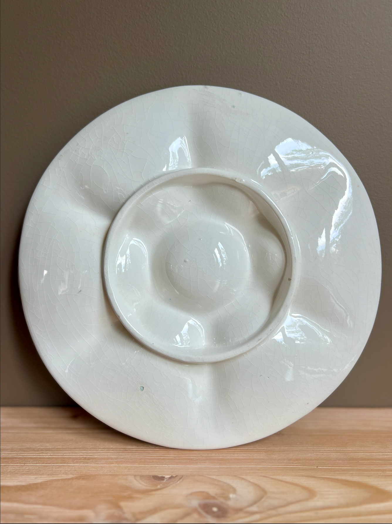 MCM Ceramic Sea Life Oyster Plate