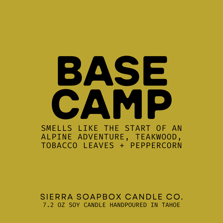 Sierra Soapbox 'Base Camp' (Teakwood + Tobacco) Candle