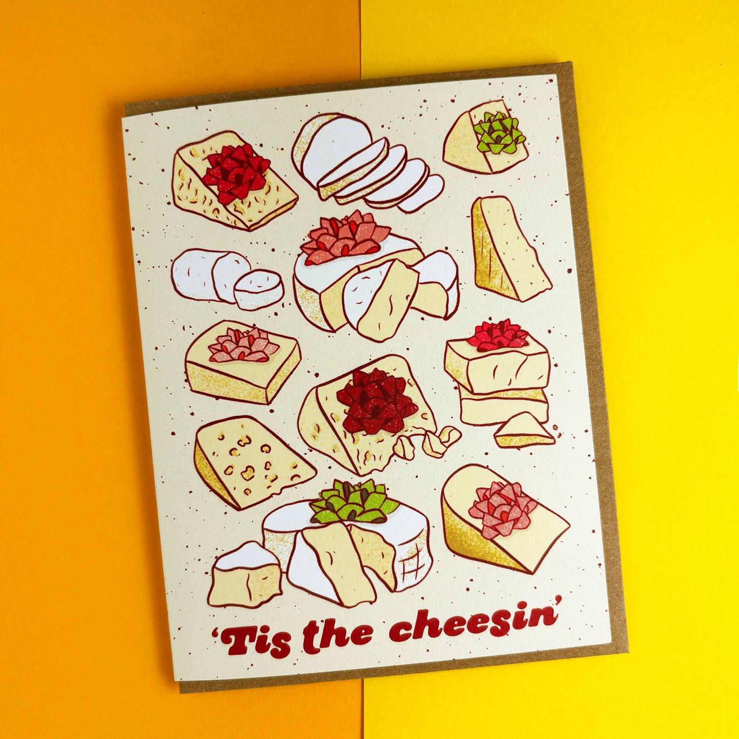 'Tis The Cheesin' Holiday Card