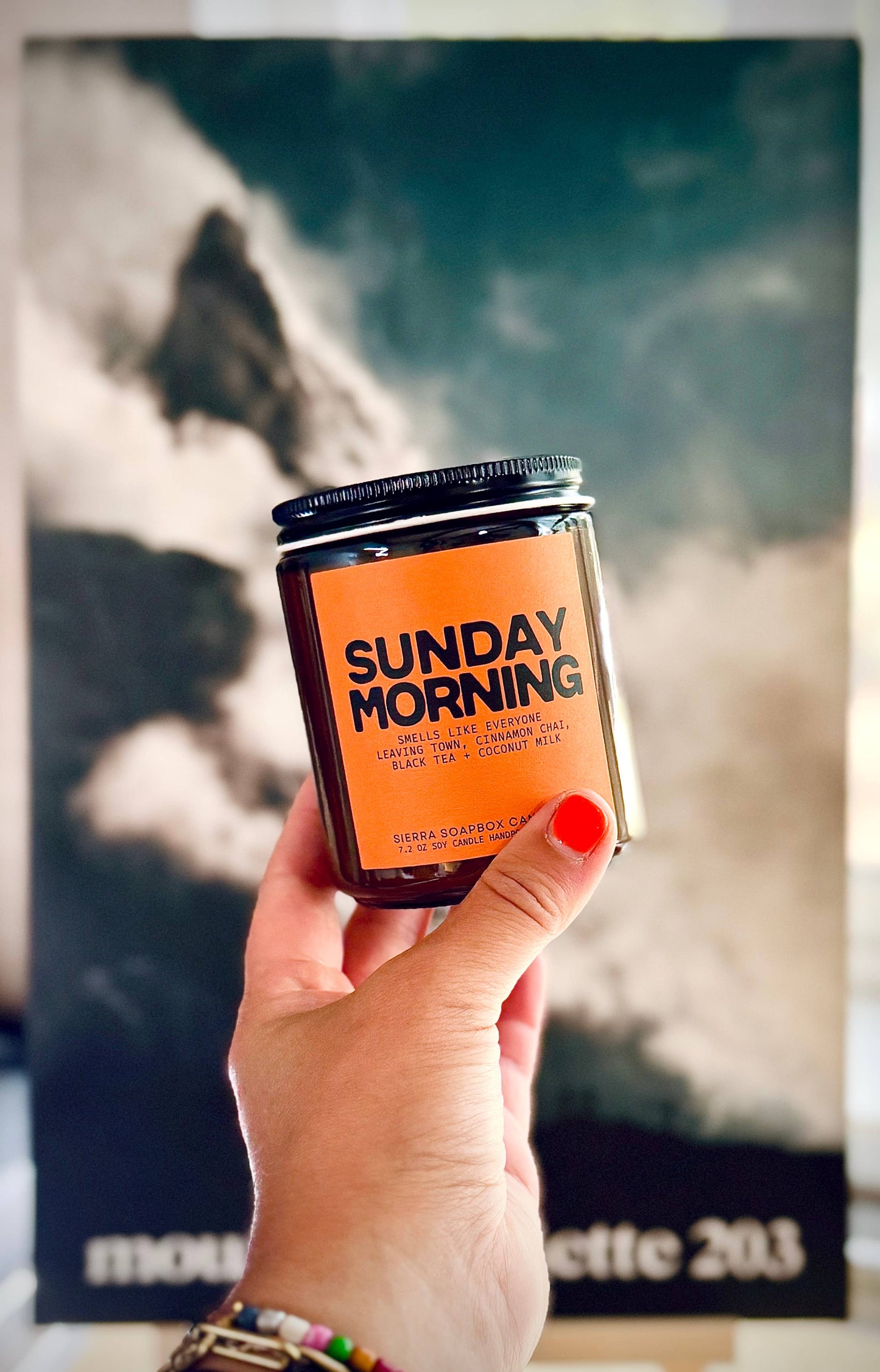 Sierra Soapbox 'Sunday Morning' Candle - Cinnamon + Clove