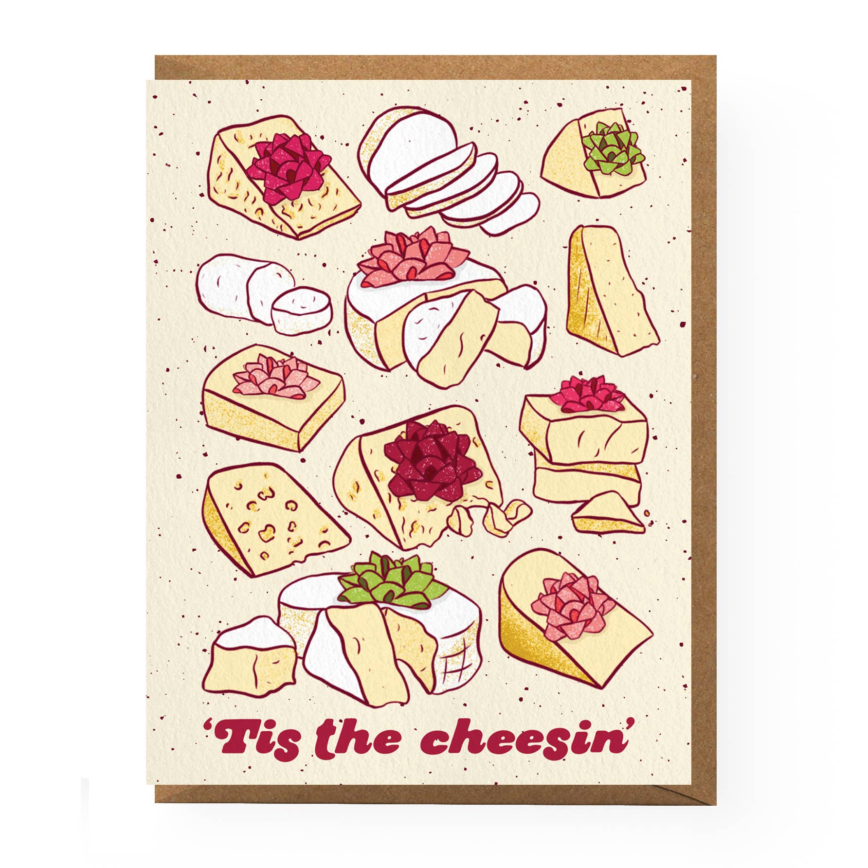 'Tis The Cheesin' Holiday Card – Great Scott Vintage