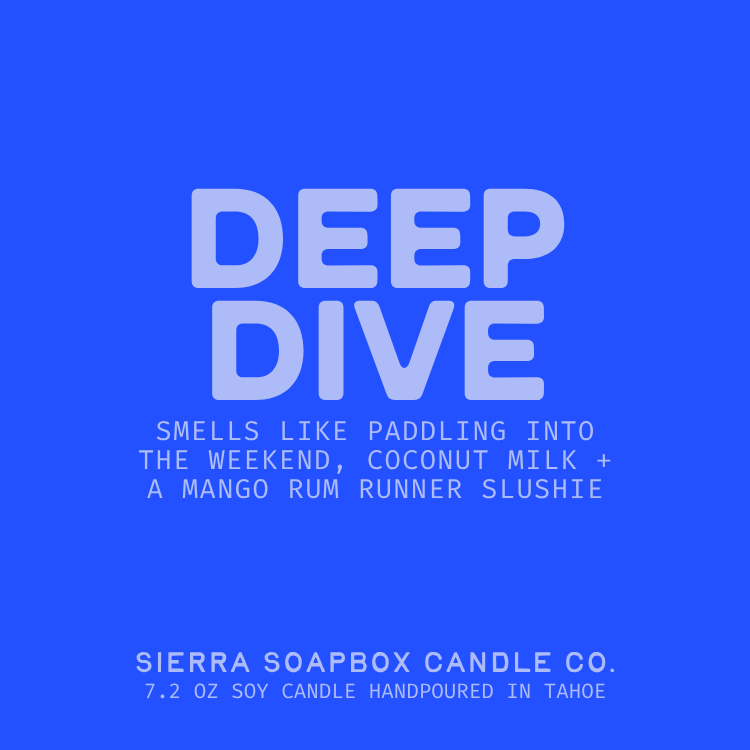 Sierra Soapbox Deep Dive Candle - Mango Rum Runner